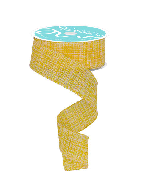 RGF140729  1.5" x 10yd Cross Check Yellow