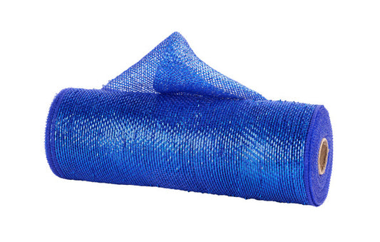 RY861325     10.5" x 10yd Thin Laser Foil Mesh     Royal Blue