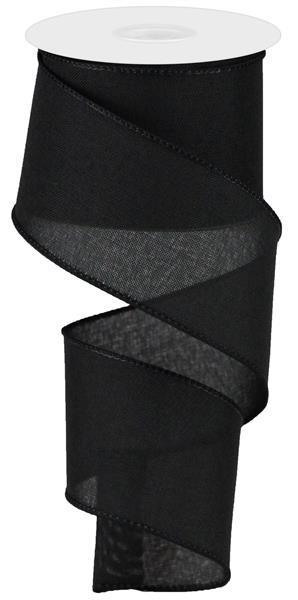 RG127902   2.5" x 10yd Royal Burlap    Black