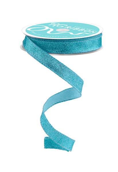 RGF1089RM  5/8" x 10yd Shimmer Glitter Ice Blue