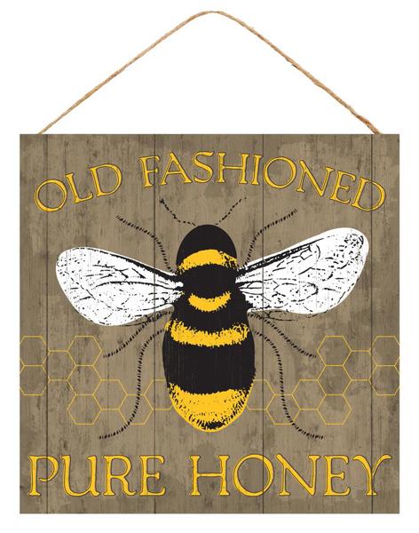 AP8353   10"Sq Old Fashioned Pure Honey
