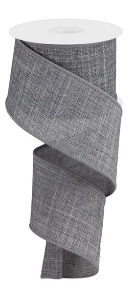 RG1279NJ 2.5"X10yd New Grey Royal Burlap