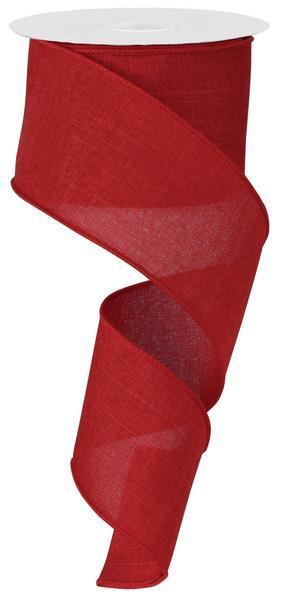 RG127924 2.5"X10yd Royal Burlap    Red