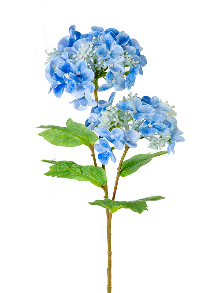 2255151BL    19"   Hydrangea Seed Spray   Blue