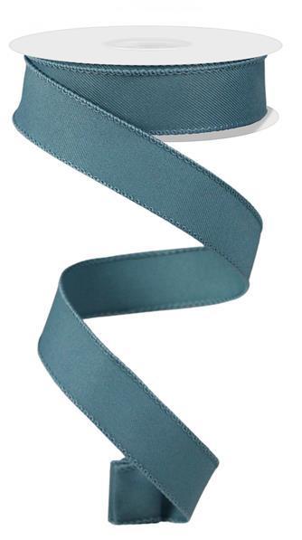 RGE7202H5     7/8" x 10yd Diagonal Weave      Smoke Blue