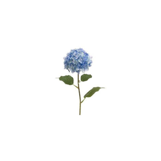 CS21602BL   30 " Hydrangea Stem 6.5 " Head - Blue
