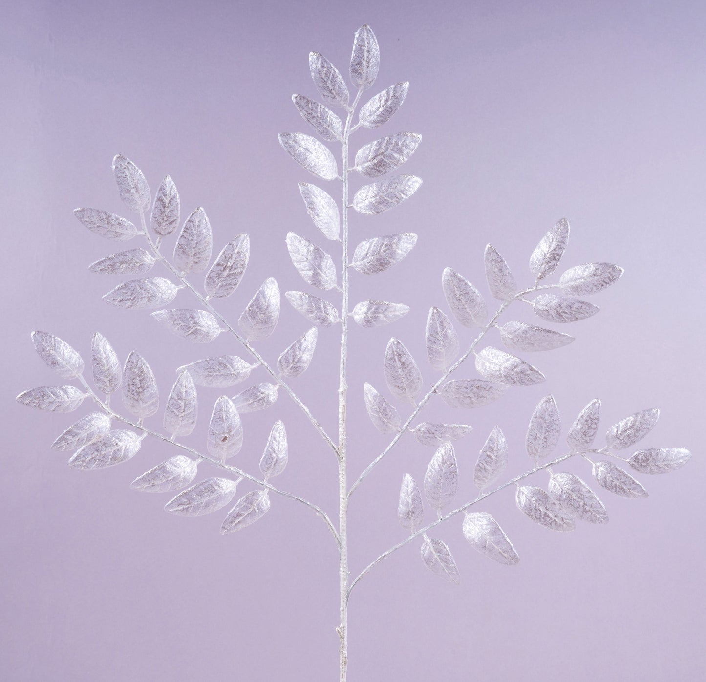 XS248141    21.5"L Pearl Honey Locust Spray    Silver