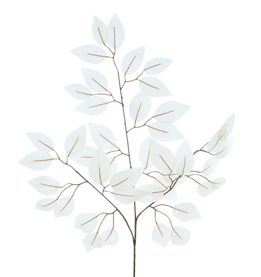 FG633727  23"L Ficus Spray,    White