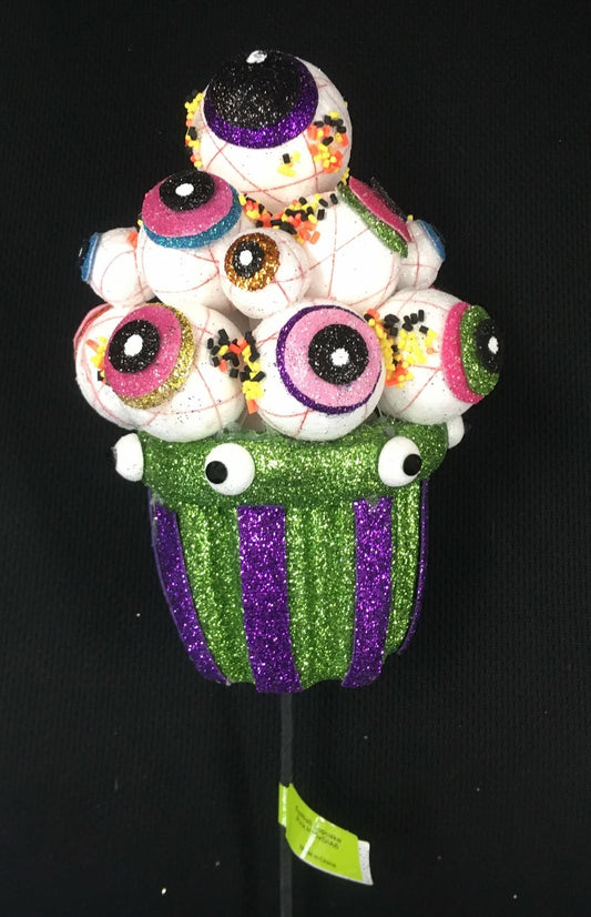 57131HAL 18.5"L Eyeball Cupcake