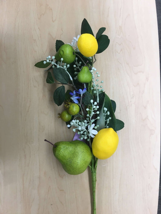 82571  30" OAL Fruit Pick Lemons Pears Berries