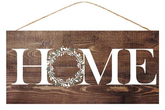 AP8311 12.5"L x 6"H Home  Brown/White/Green