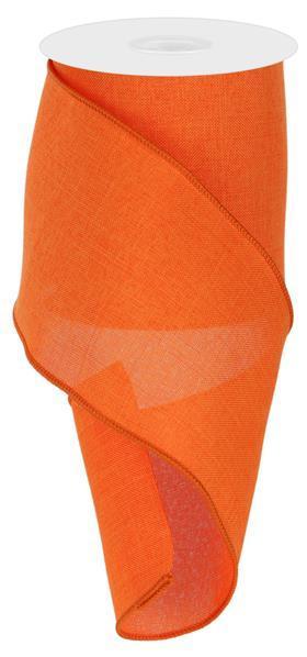 RG1280HW   4" x 10yd Royal Burlap    New Orange