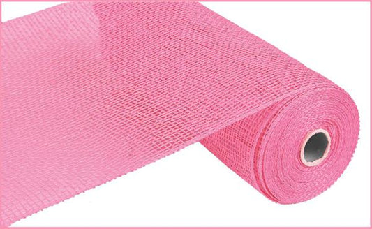 RP810022  10" x 10yd Poly Burlap Mesh Pink