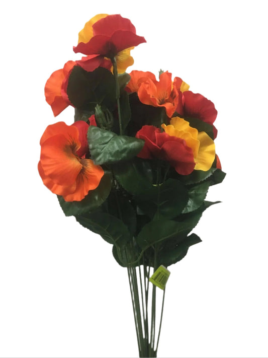 35103RDYWOR H19 Satin Pansy Bush x 12