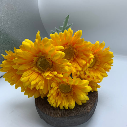 220128    18" Gerbera Bush     Yellow