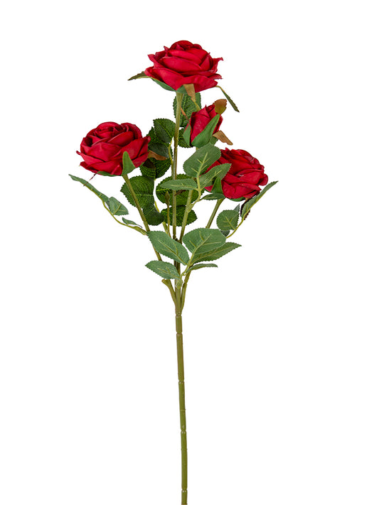 2220091RD    24" Rose Spray   Red