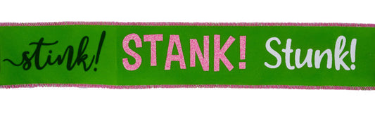 RGH104533    2.5" x 10yd Stink Stank Stunk/Vlt    Lime/Pink/White/Emerald