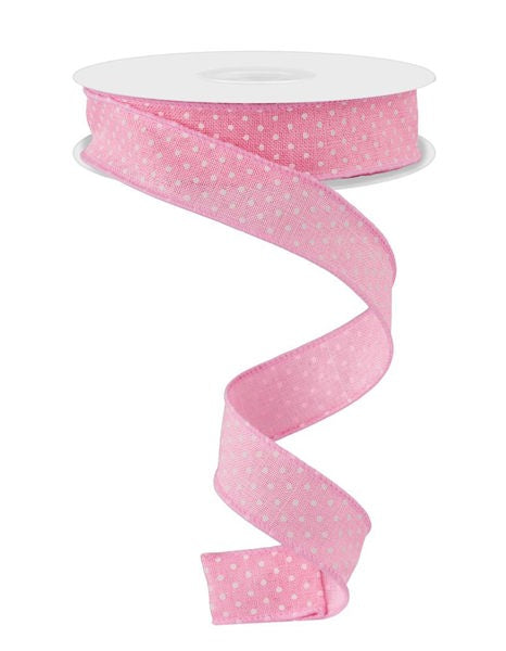 RG0765115 7/8" x 10yd Raised Swiss Dots On Royal