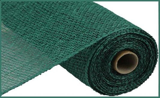 RP8103M4  10" x 10yd Poly Burlap Mesh Hunter Green