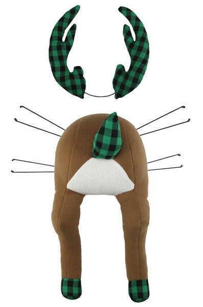 MD056106  2 Pc 27"H x 13"L Deer Butt Decor Kit Green/Black/Brown