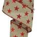 RGA1110C5 2.5"X10yd Stars On Royal Lt Beige/Red