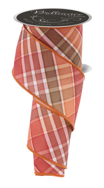 LS1111RT  2.5" x 10yd Bold Plaid Ivory/Multi