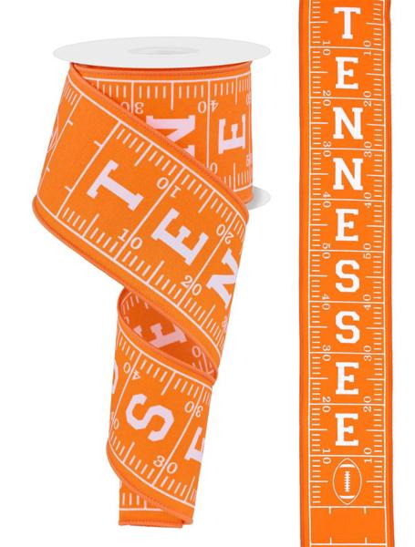 RGF1103 2.5" x 10yd Tennessee Football Field     White/Orange