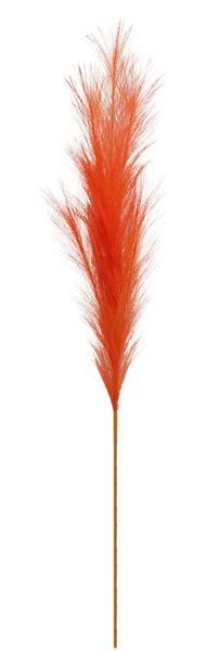 FG601420  38"L Fabric Grass Plume Spray Orange