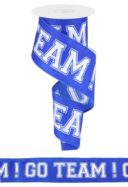RG0141325   2.5" x 10yd Go Team    White/Royal Blue