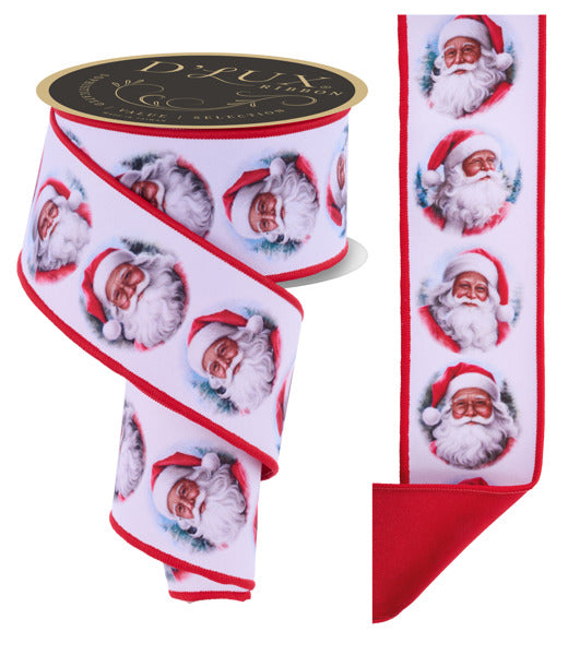 LX11058R  2.5" x 10yd Santa/Fused White/Red/Brwn/Grey/Blue