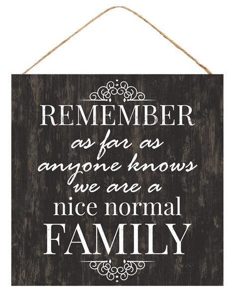 AP833  10"Sq Normal Family        Charcoal/White