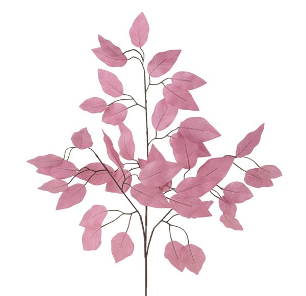 FG633737   23"L Ficus Spray   Rose Pink