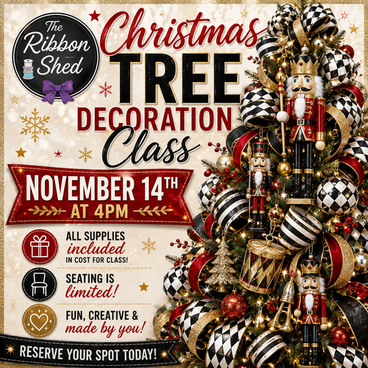 Christmas Tree Decorating Class   Nov. 14th   4:30PM
